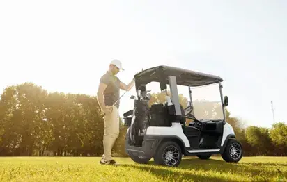 How to properly store a golf cart?