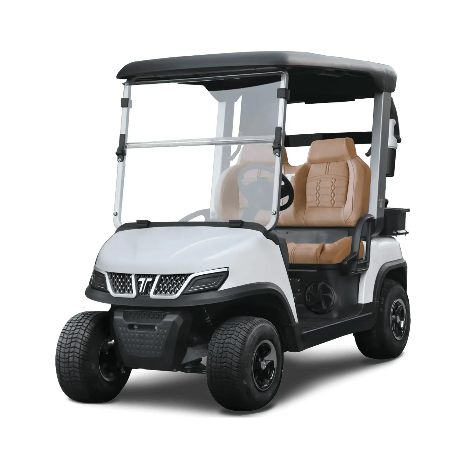 TARA Spirit Pro 2-seater fleet golf cart in Mineral White
