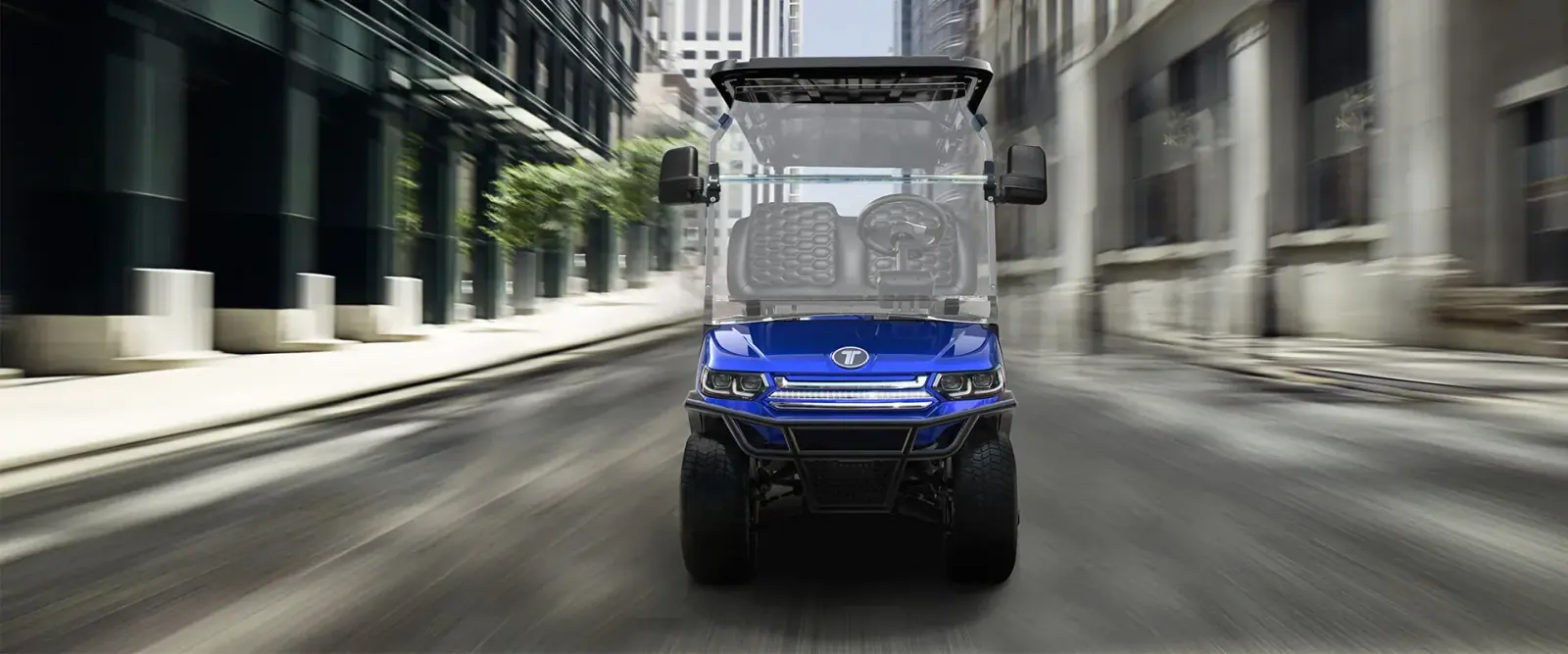 TARA fleet golf carts on the course