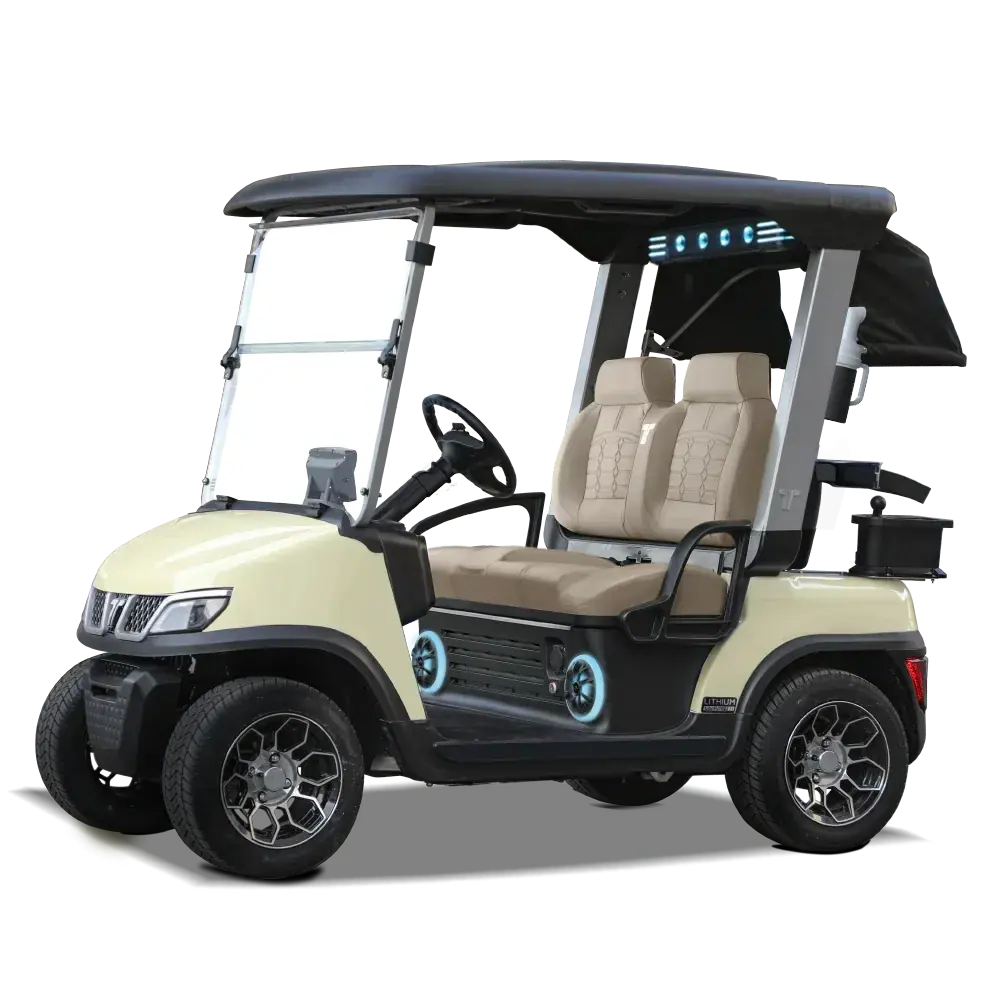 Beige Tara Spirit Plus Golf Cart Combining Elegance and Comfort