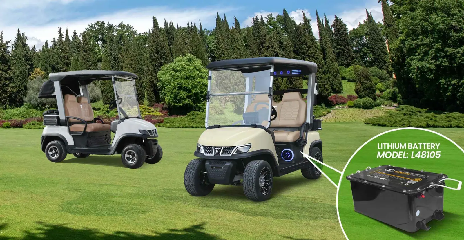 Tara Lithium Golf Cart Fleet Ready for Deployment_