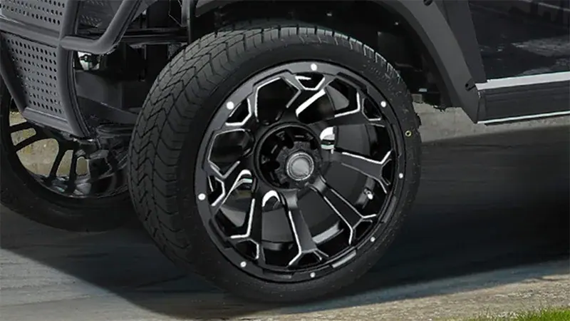 ALUMINUM WHEEL 215/55R12" TIRE