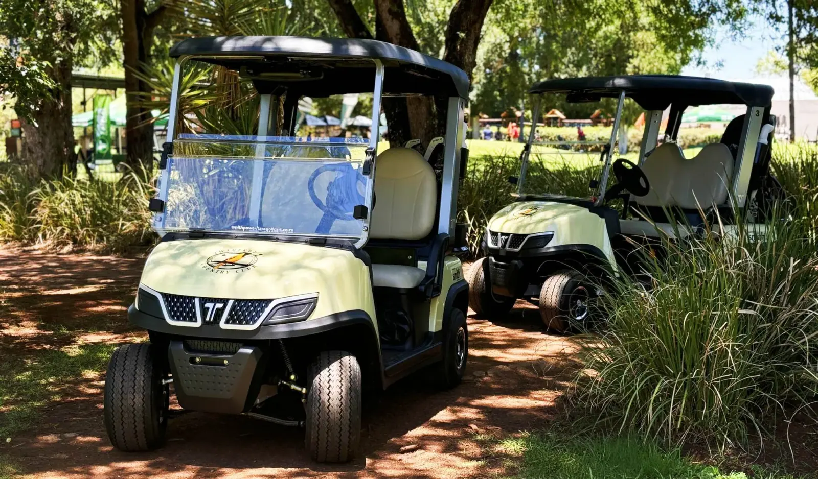 TARA Personal Transportation Vehicles Fleet on Course