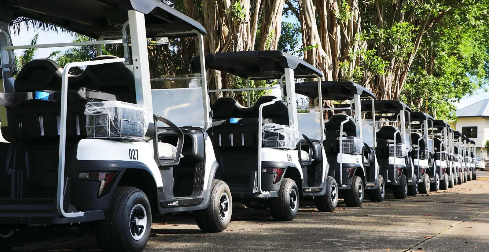 TARA Personal Transportation Vehicles Arriving for Delivery and Inspection