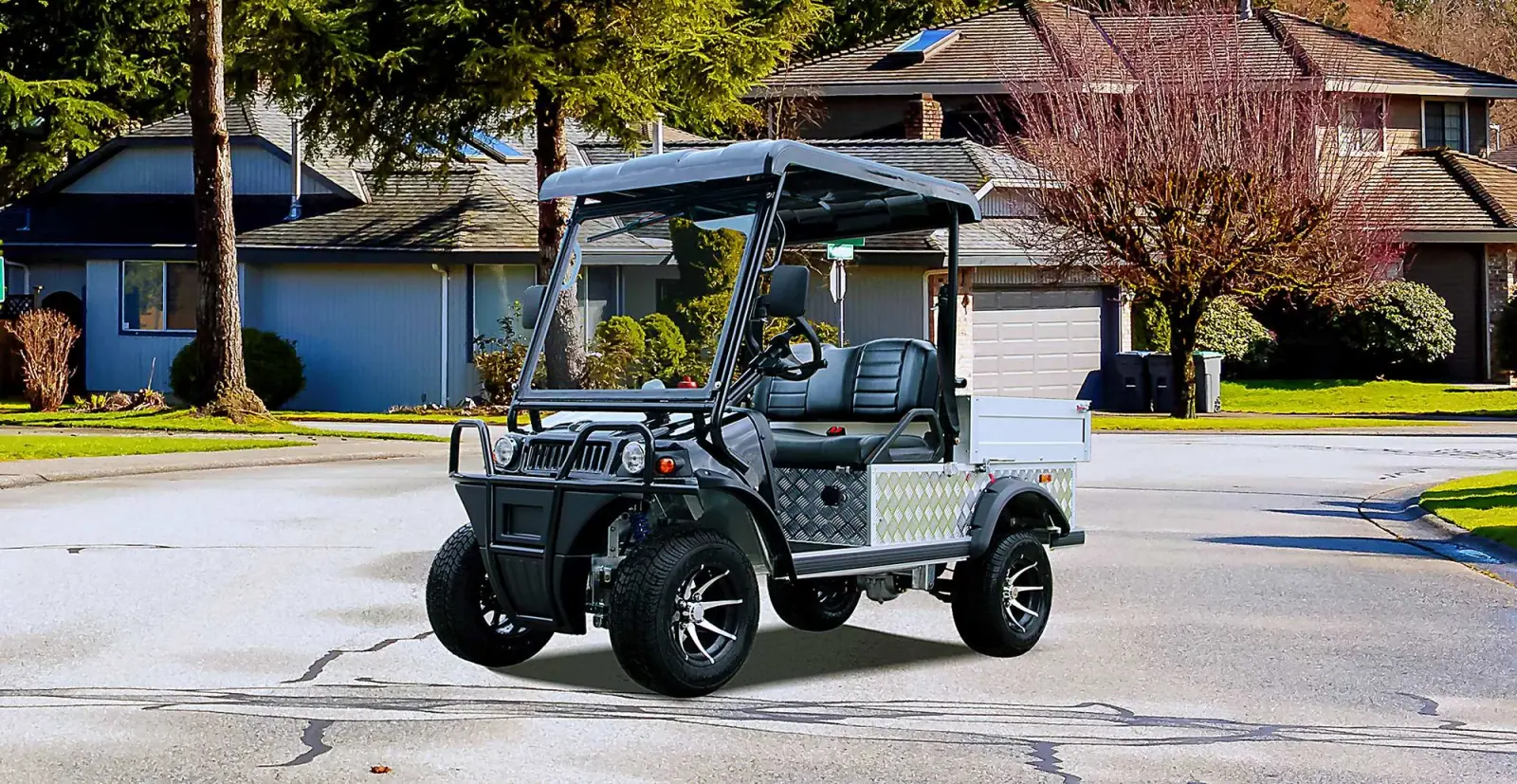 Modern Electric LSV Golf Cart by Tara