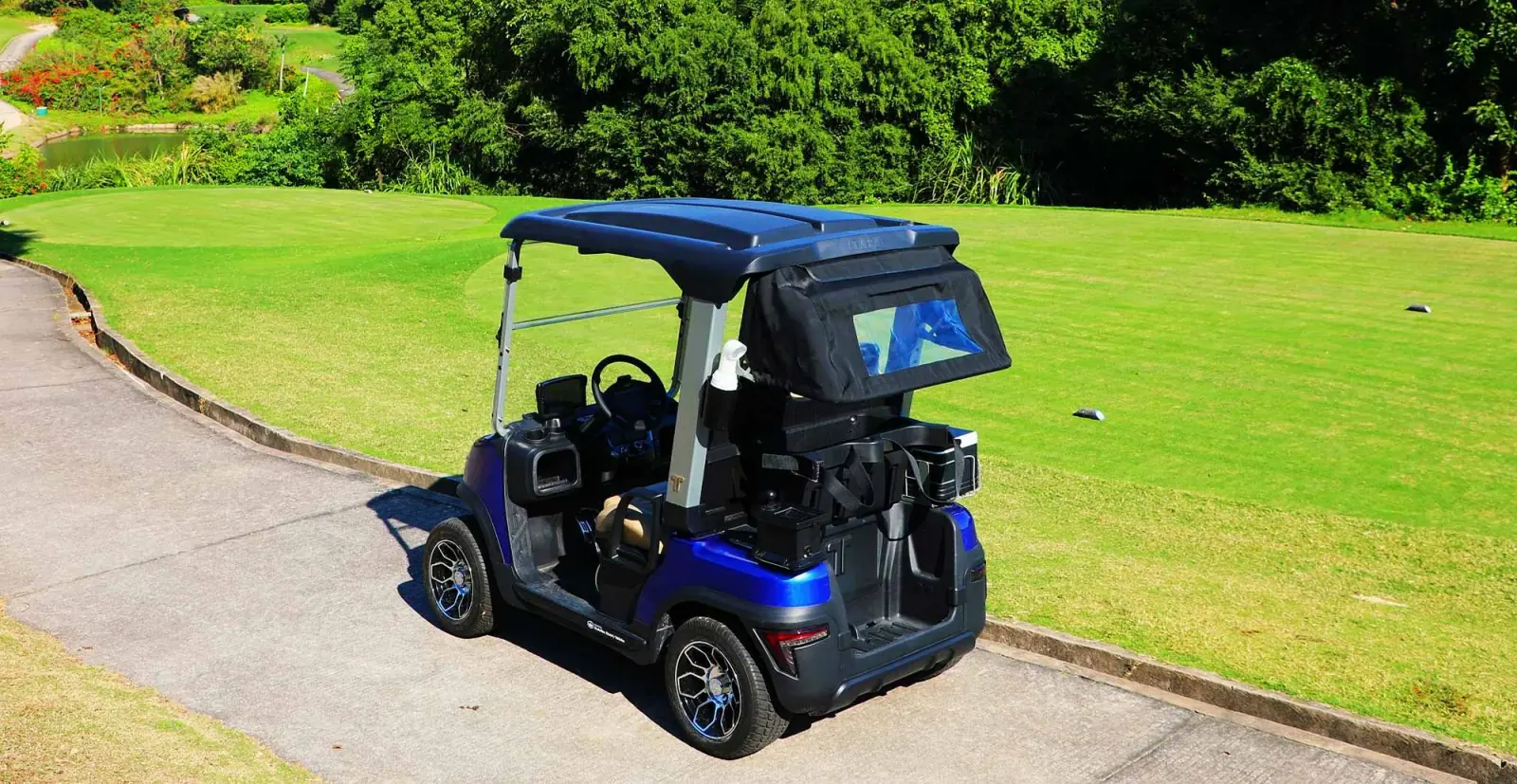 TARA PTV Golf Cart Operating on Golf Course