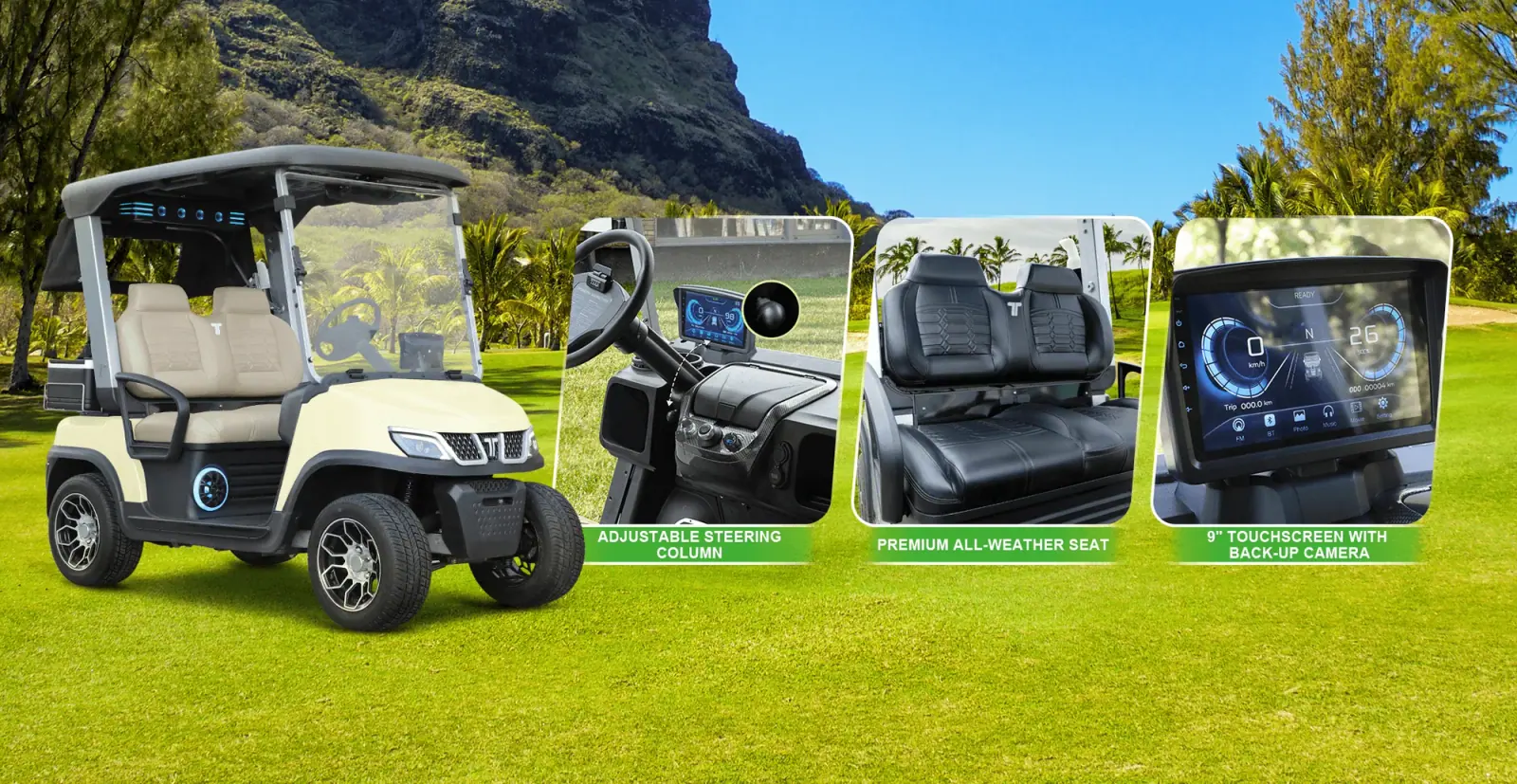 Tara Spirit Plus Golf Cart Design Details