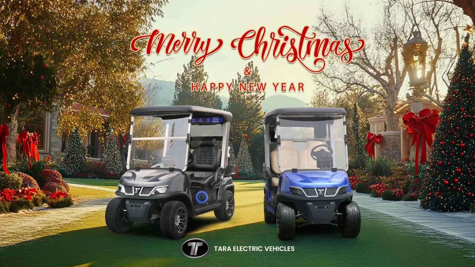 Happy Holidays from TARA Personal Transportation Vehicles!