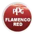 FLAMENCO RED COLOR ICON